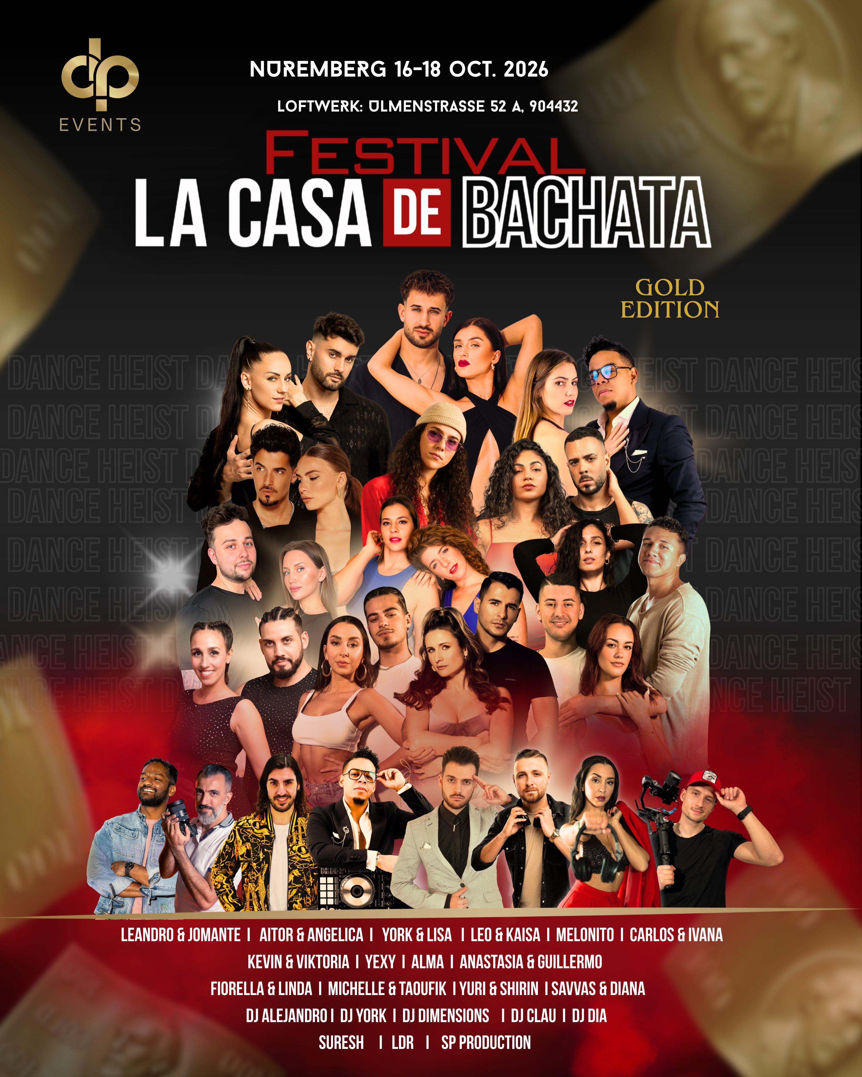 Cartel de La Casa de Bachata Festival 2026