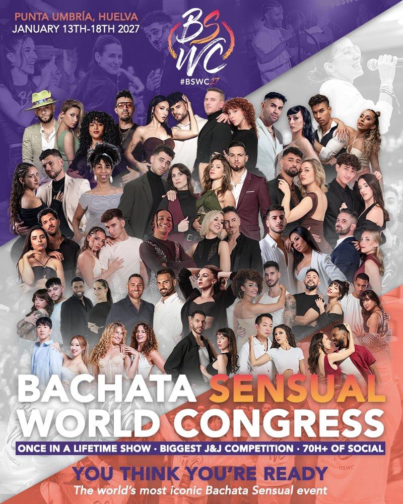 Cartel de Bachata Sensual World Congress 2027 (BSWC)