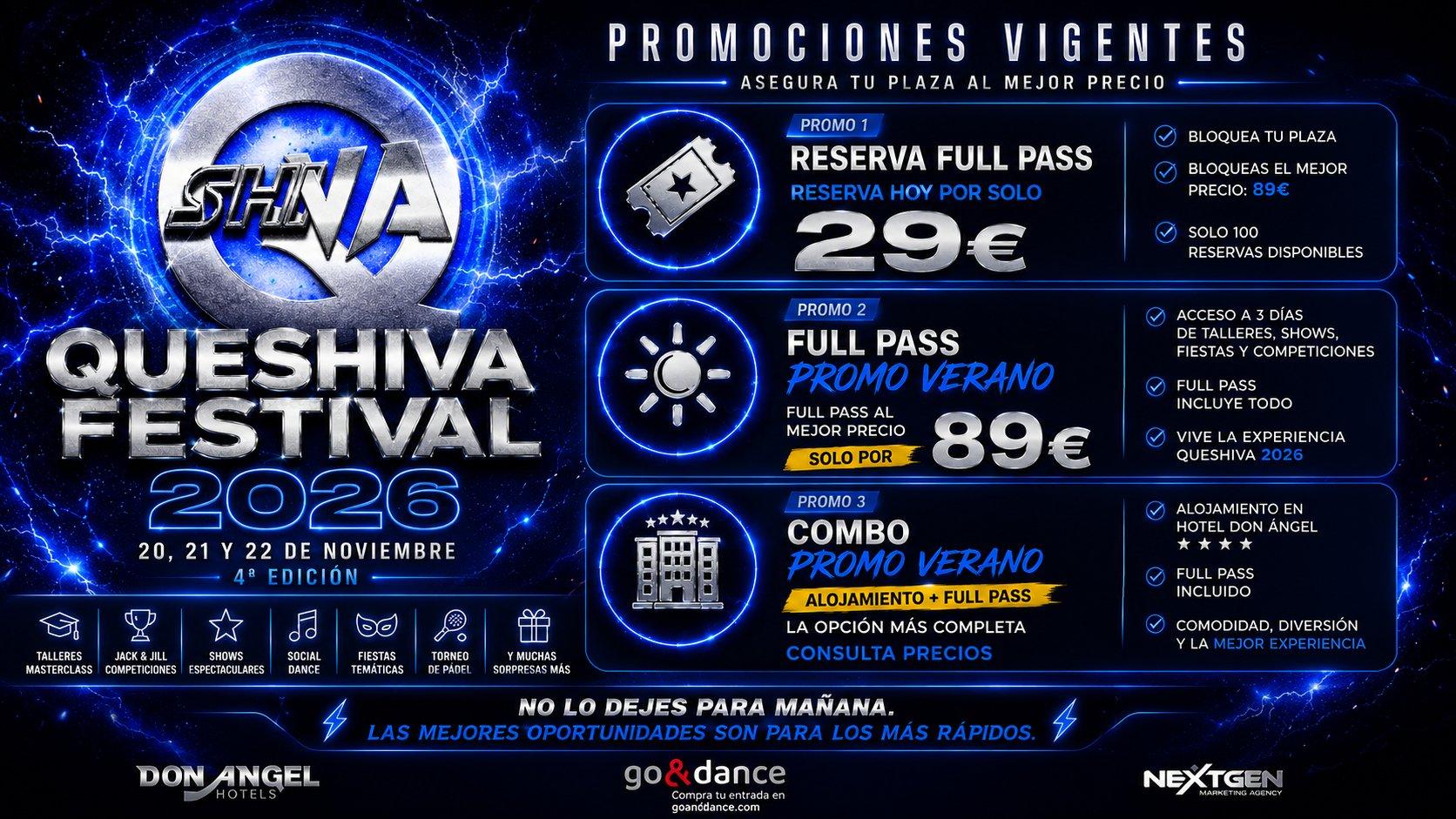 Cartel de Queshiva Festival 2026