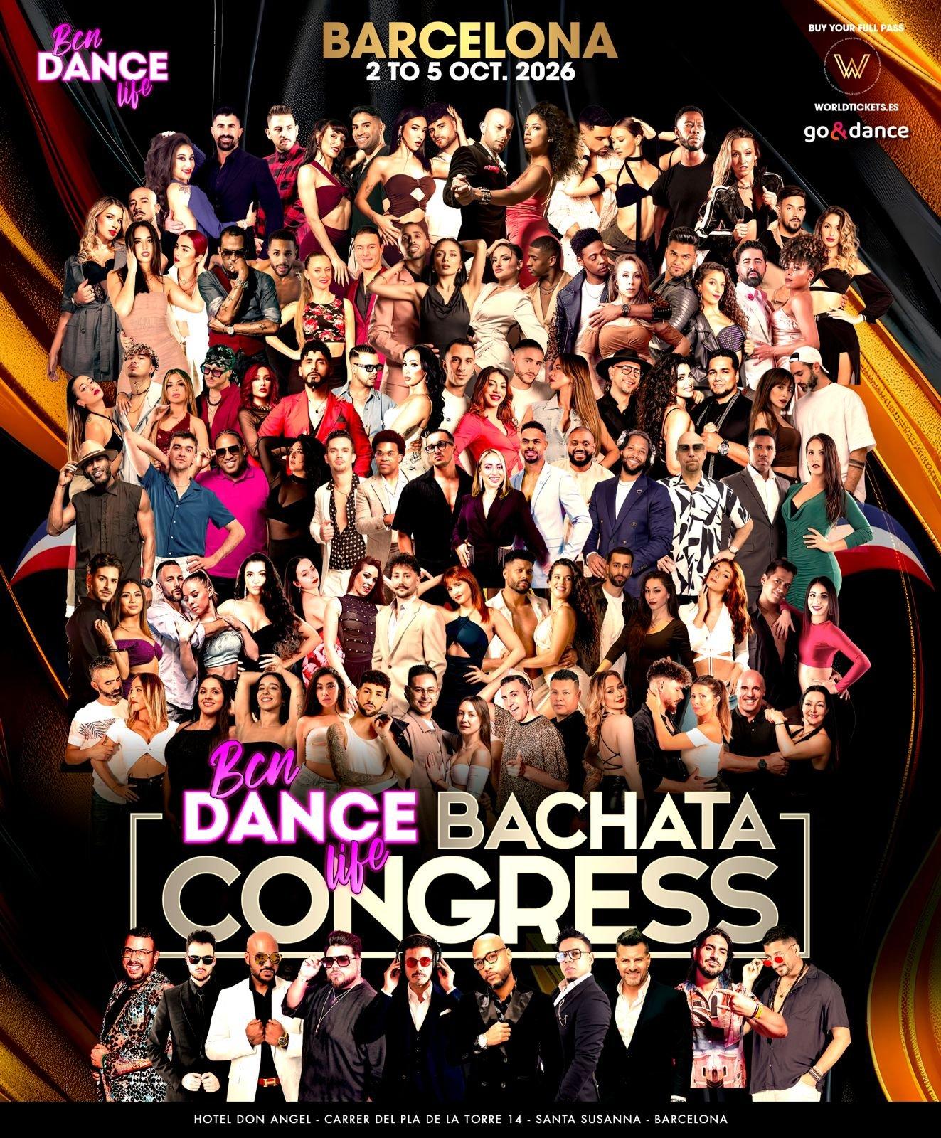 Cartel de BCN Dance Life Bachata Congress 2026